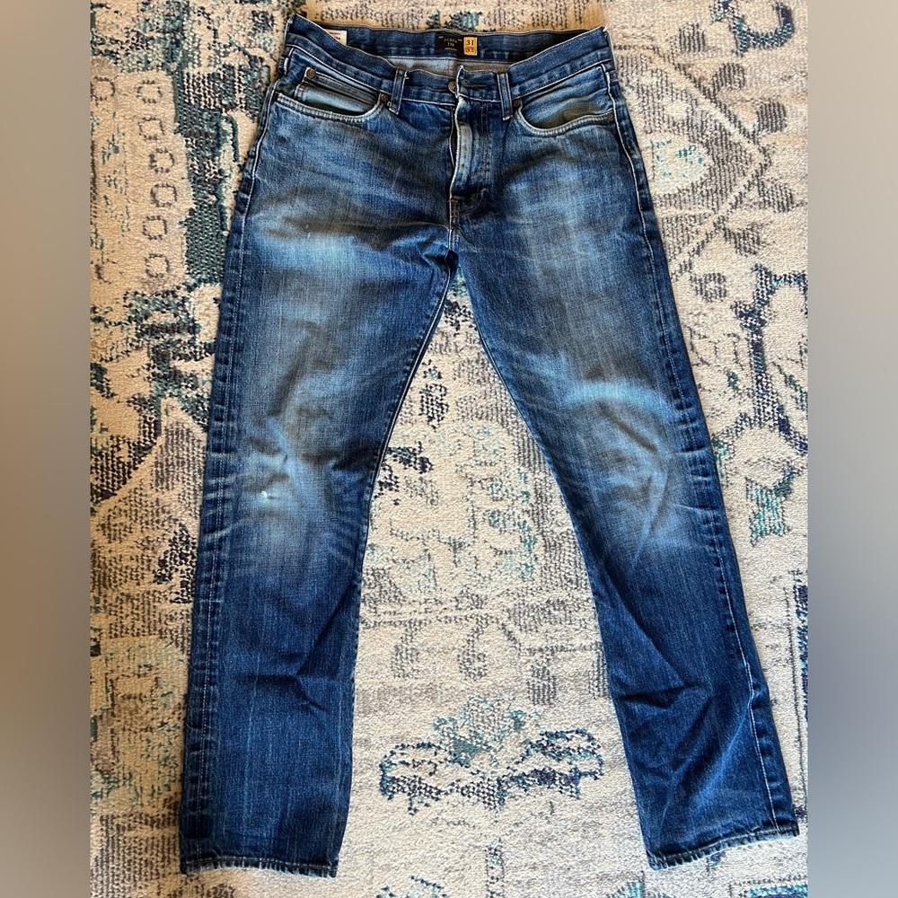 J. Crew Men's 770 KAlHARA Denim Men’s Jeans Size 31